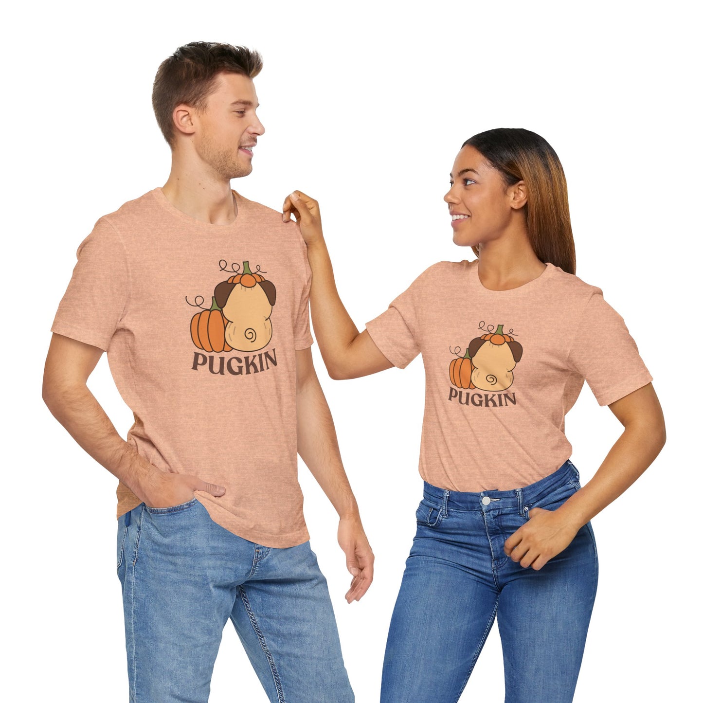 Pug T-shirt Pumpkin Women & Men