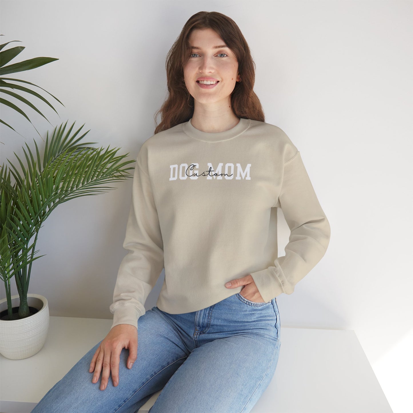 PERSONALIZED Sweatshirt Dog Mom Women