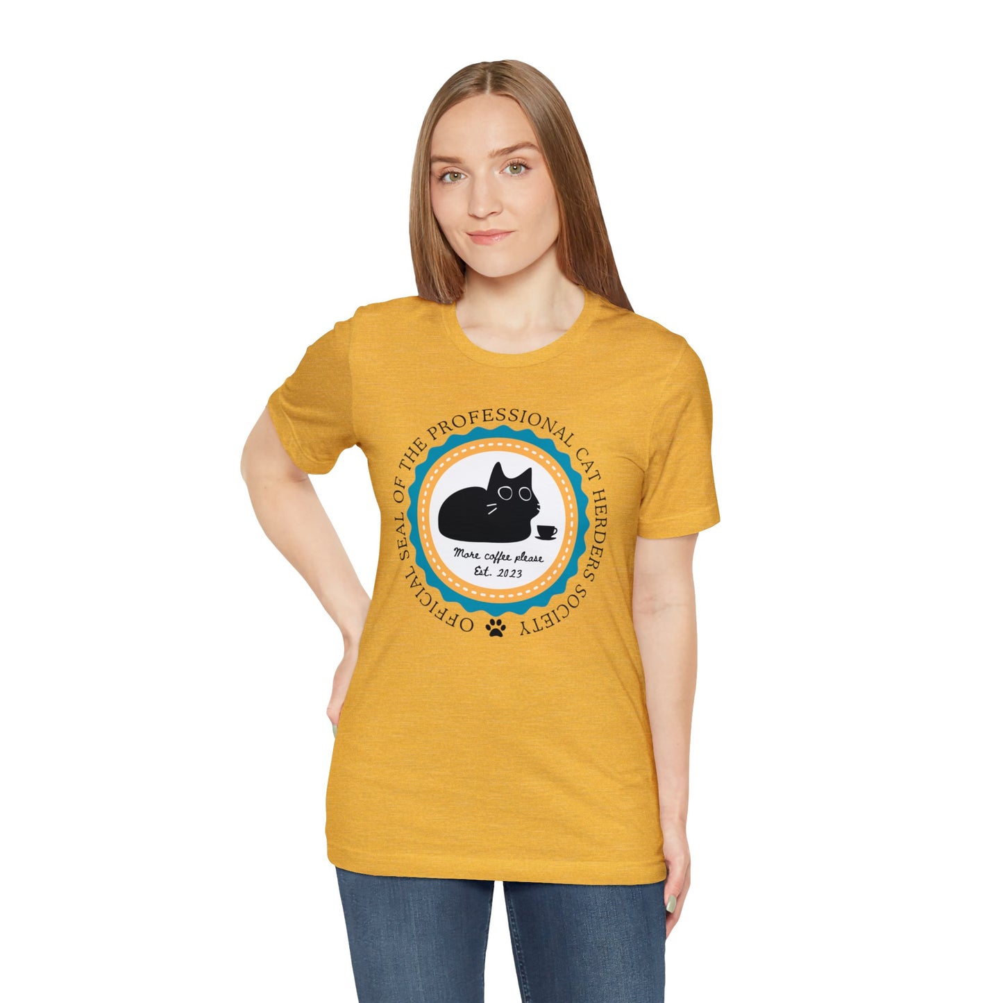 Official Cat Herder Society Women & Men T-Shirt