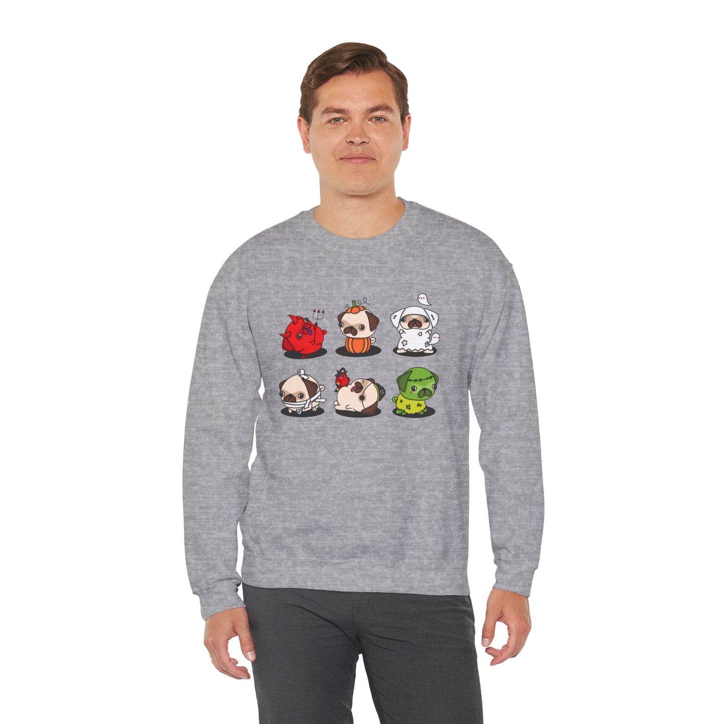 Pug Sweatshirt Halloween Women & Men
