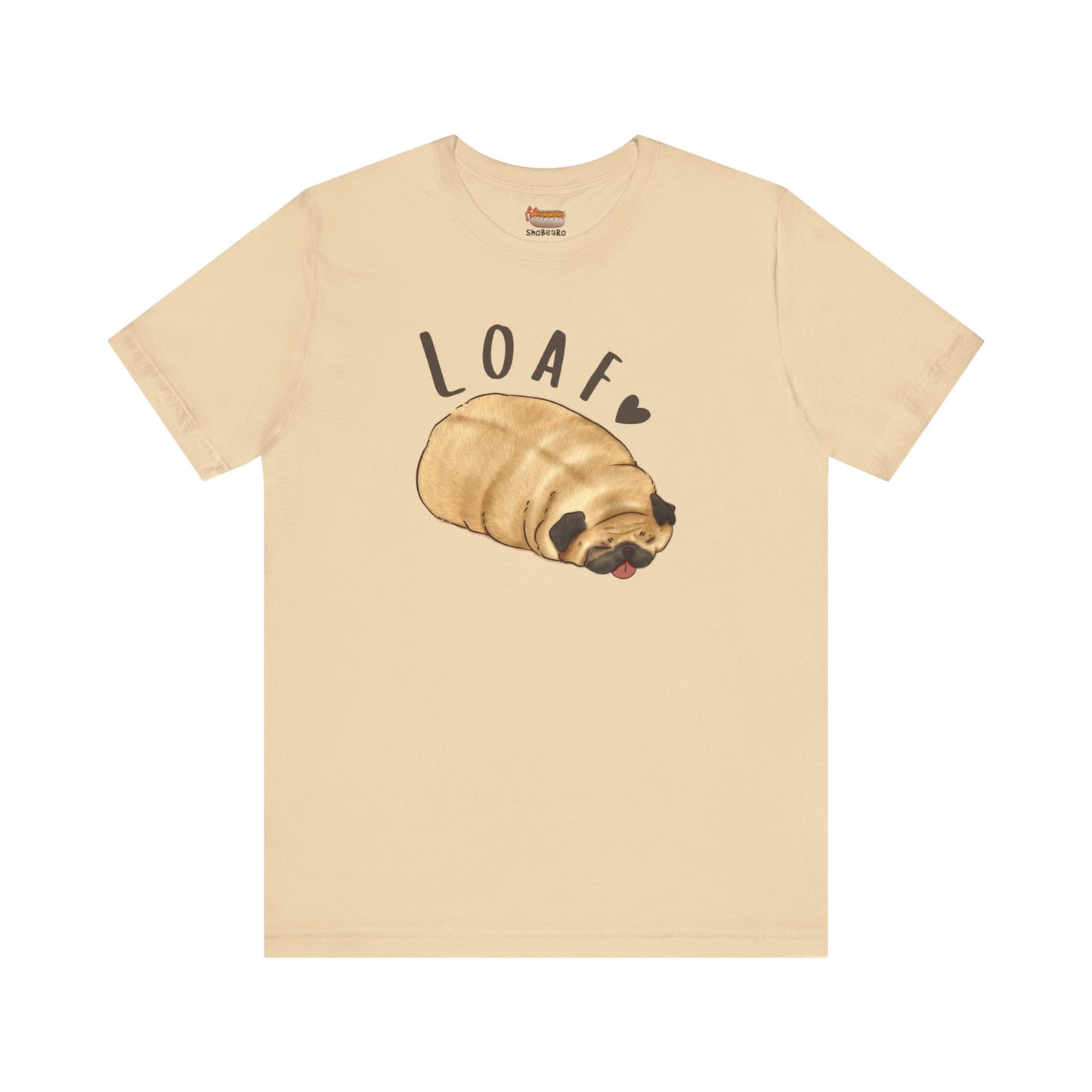 Pug T-shirt Loaf Women & Men