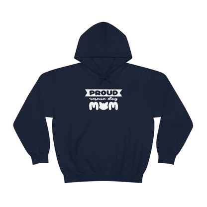 Rescue Dog Hoodie Proud Mom Women