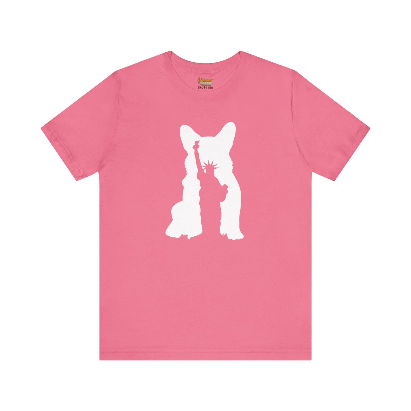 Corgi T-shirt New York City Statue of Liberty  Women & Men
