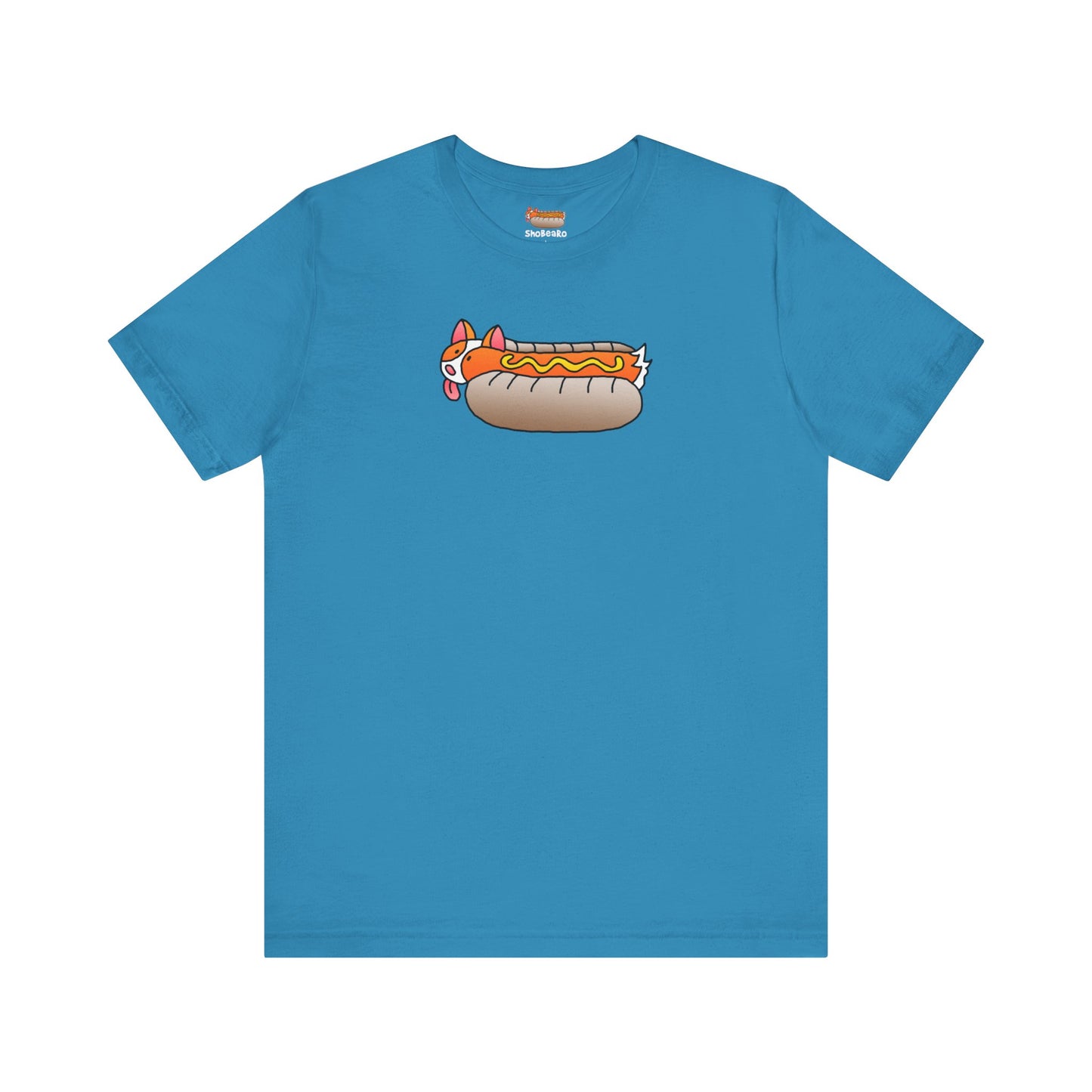 ShoBeaRo T-shirt Corgi Hot Dog Women & Men