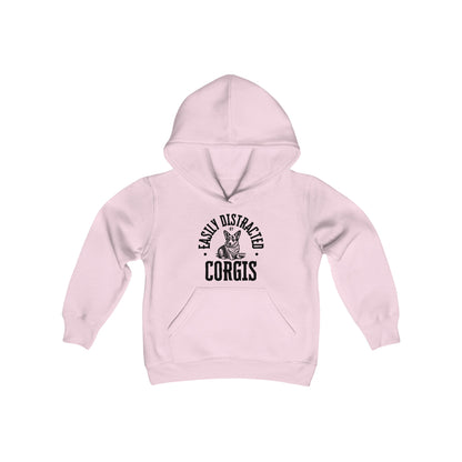 Corgi Hoodie Easily Distracted KIDS