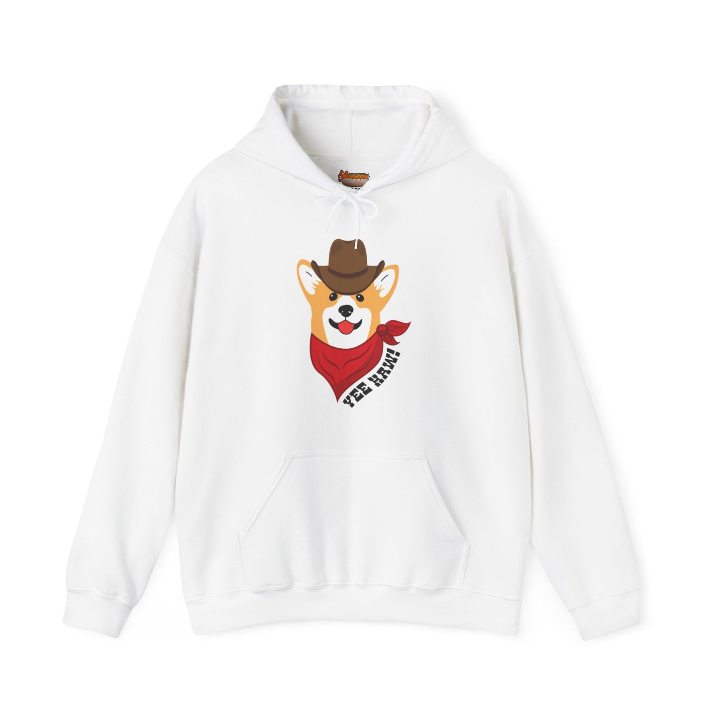 Corgi Hoodie Cowboy Yee Haw Women & Men