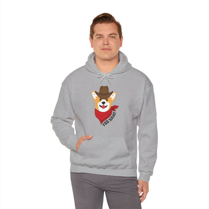 Corgi Hoodie Cowboy Yee Haw Women & Men