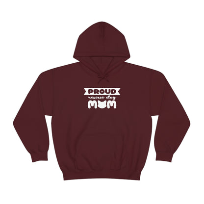 Rescue Dog Hoodie Proud Mom Women