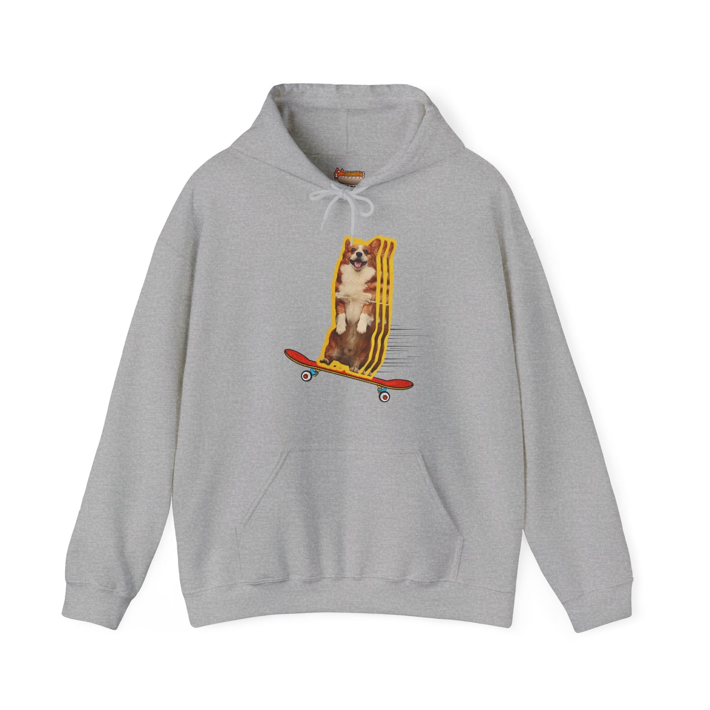 Corgi Hoodie Skateboard 90's Vintage Retro Women & Men