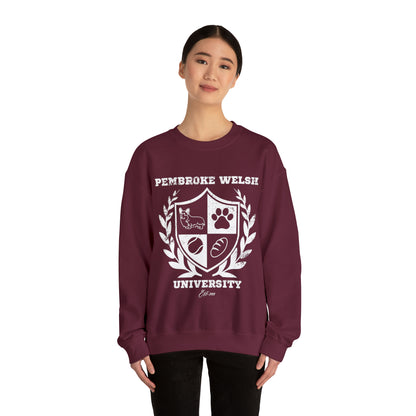 Corgi Sweatshirt Pembroke Welsh University Distressed Women & Men
