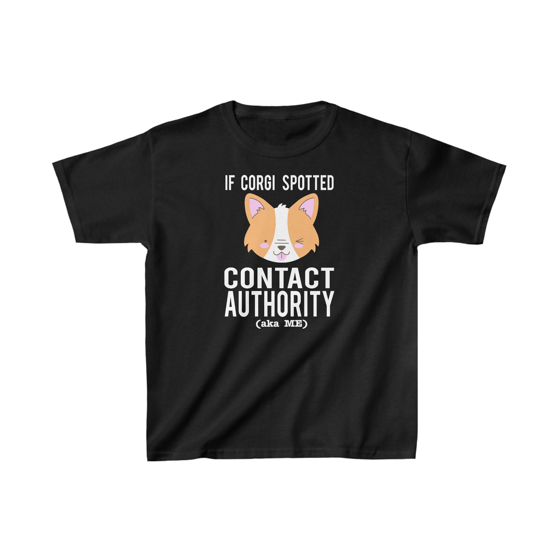 lack Kid Pembroke Corgi t-shirt child short sleeve shirt copy