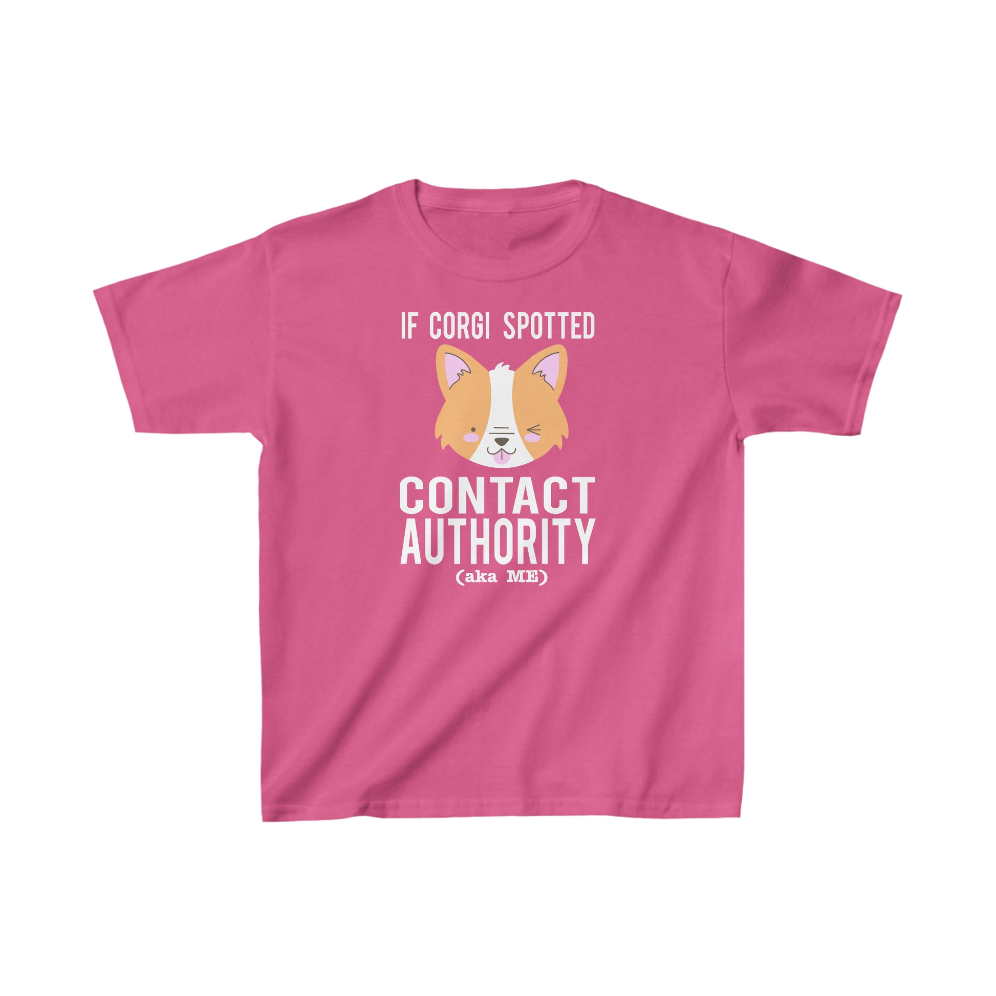 dark pink Kid Pembroke Corgi t-shirt child short sleeve shirt copy