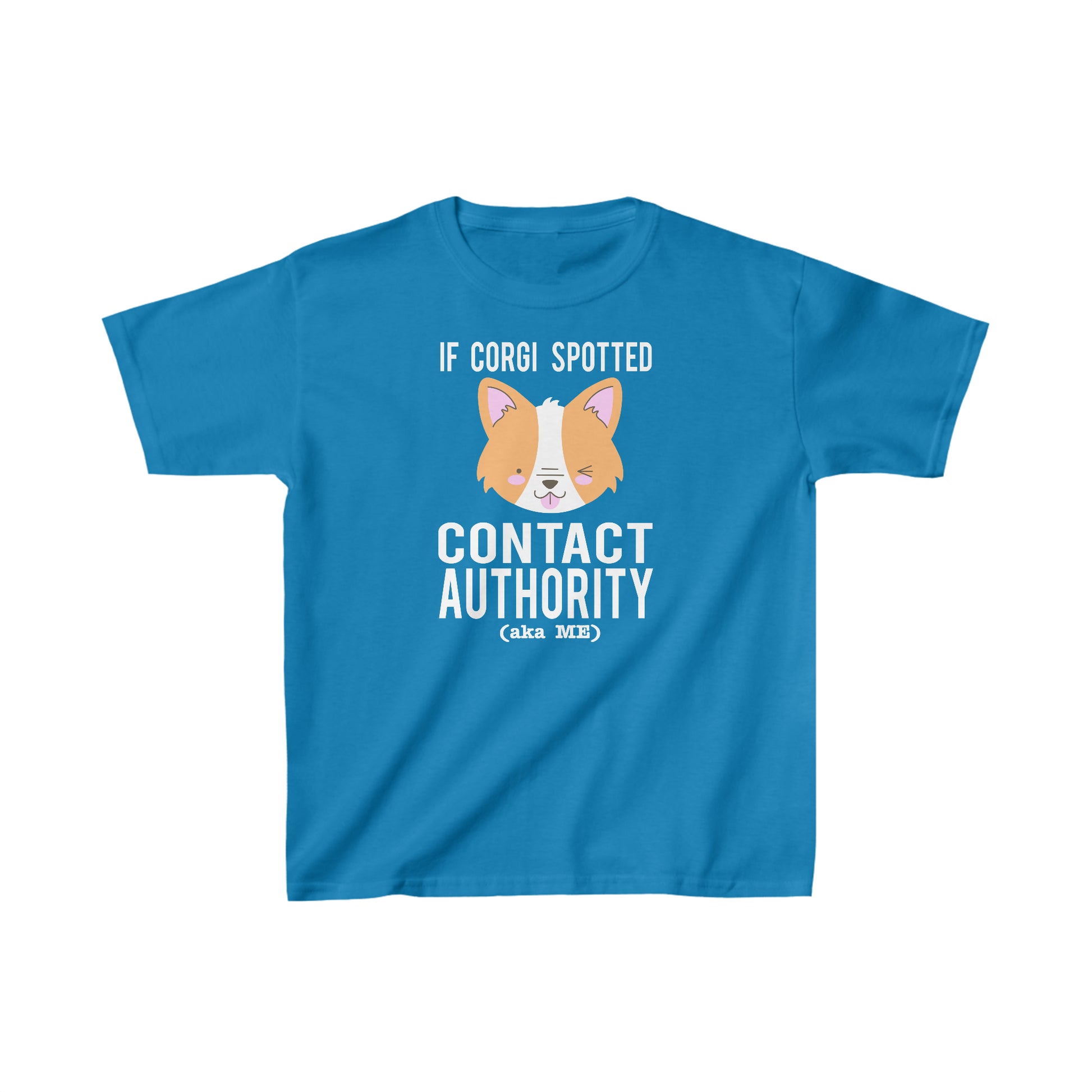 dark blue Kid Pembroke Corgi t-shirt child short sleeve shirt copy