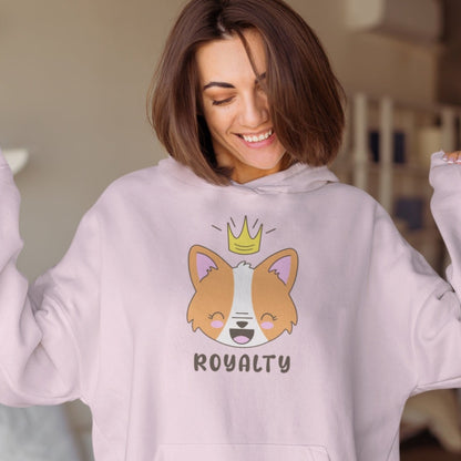 Corgi Royalty Queen adult unisex hoodie clothing