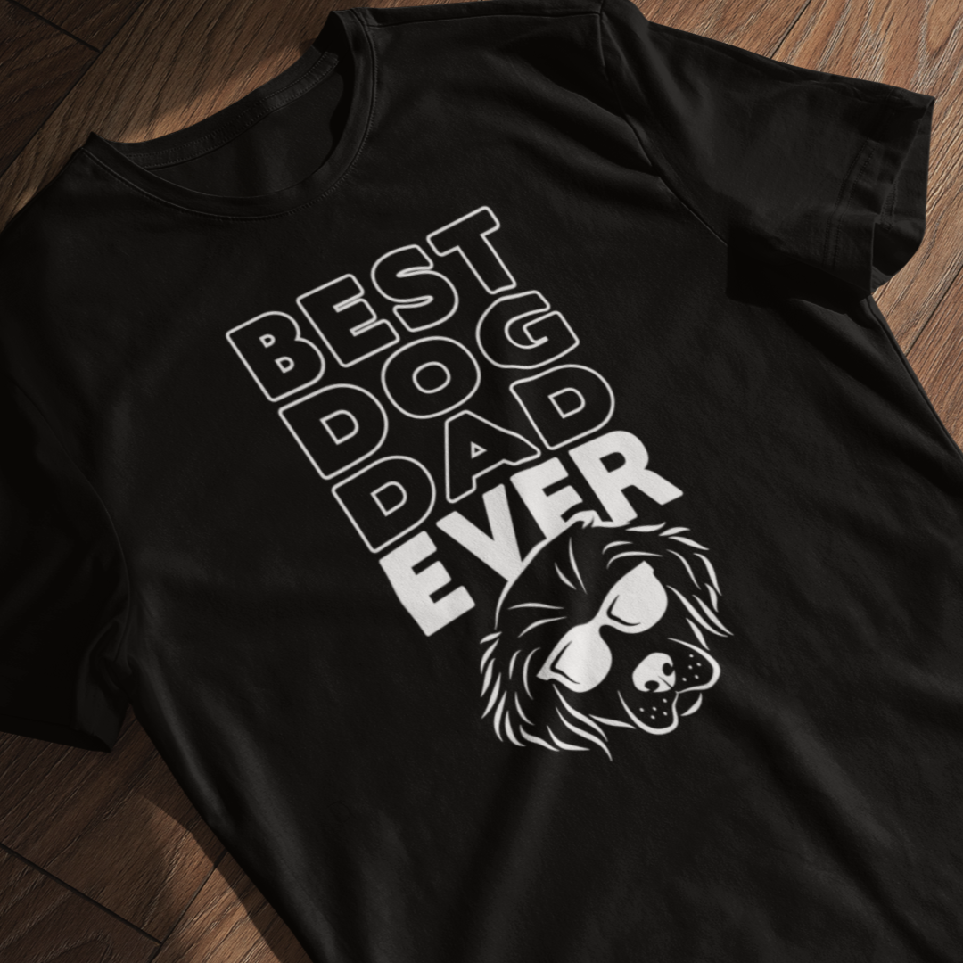 best dog dad ever t-shirt men