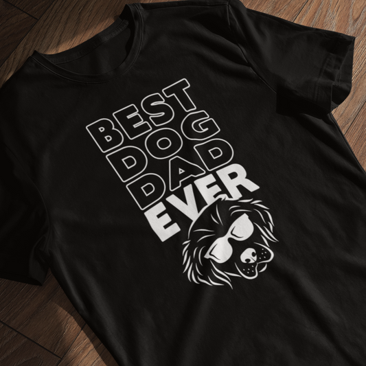 best dog dad ever t-shirt men