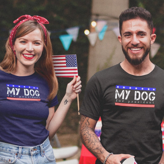 my dog for president funny  adult unisex t-shirt clothing