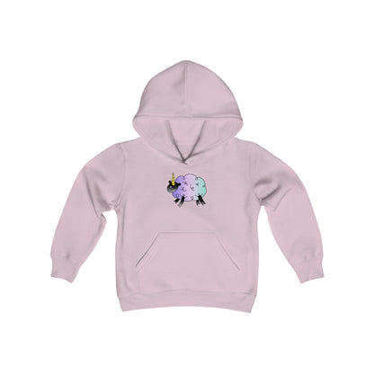 Cotton Candy Sheep Youth Heavy Blend Hoodies Kid